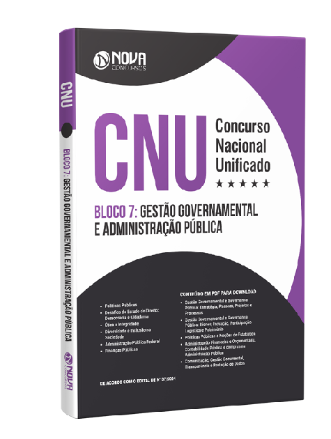 Apostila Cnu Bloco Gest O Governamental E Administra O